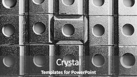  Presentation with nuts - Beautiful presentation featuring circles rows - slide screw nuts backdrop and a dark gray colored foreground