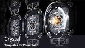  Presentation with circuit board - Audience pleasing presentation theme consisting of circuit-board-background-mixed-media backdrop and a dark gray colored foreground