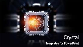  Presentation with circuit - Presentation with circuit-board-background-mixed-media background and a black colored foreground