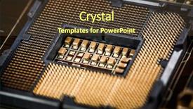  Presentation with computer motherboard - Audience pleasing slide deck consisting of circuit electronique - modern socket motherboard backdrop and a tawny brown colored foreground