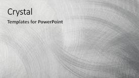  Presentation with brushed metal - Slide set featuring circular brushed stainless metal background background and a light gray colored foreground