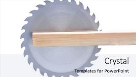  Presentation with blade - Amazing presentation theme having circular saw blade in board backdrop and a  colored foreground