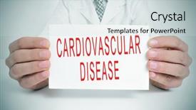  Presentation with cardiovascular - Slide deck enhanced with circulatory system - man wearing a white coat background and a sky blue colored foreground
