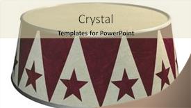  Presentation with circus - PPT theme enhanced with circus-pedestal-isolated-on-transparent background and a soft green colored foreground