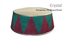  Presentation with circus - PPT theme enhanced with circus-pedestal-isolated-on-white background and a white colored foreground