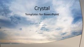  Presentation with sky - Colorful slide deck enhanced with close up clock bag - time on street while wait backdrop and a gray colored foreground.