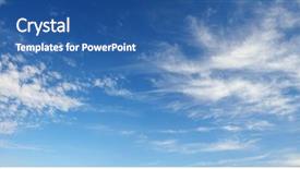  Presentation with dark blue gradient blue - Audience pleasing slide set consisting of fall skies space - cirrus clouds against the dark backdrop and a ocean colored foreground