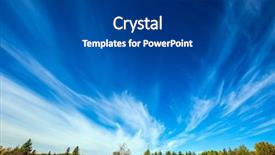  Presentation with strong wind - Theme having damm - cirrus clouds and strong wind background and a dark gray colored foreground