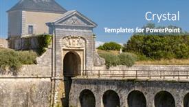  Presentation with maritime - Slide deck consisting of citadel-of-saint-martin background and a teal colored foreground