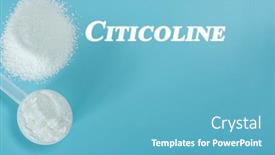  Presentation with cognitive function - Slide deck with citicoline-nootropics-or-smart-drugs background and a teal colored foreground