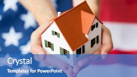  Presentation with real estate - PPT layouts consisting of citizenship residence property real estate background and a teal colored foreground