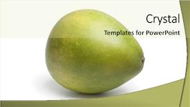  Presentation with white - Slide deck with citrus maxima - whole single pummelo isolated background and a  colored foreground