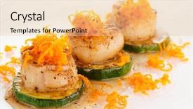  Presentation with sweet clover - Cool new PPT theme with citrus zest and sweet-sour backdrop and a  colored foreground