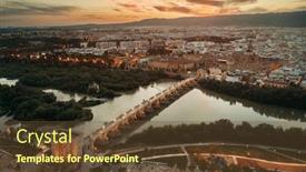  Presentation with cordoba - PPT layouts enhanced with city-ancient-architecture-of-cordoba background and a tawny brown colored foreground