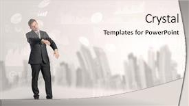  Presentation with dream - Audience pleasing PPT theme consisting of city and report dream backdrop and a  colored foreground