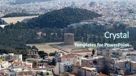  Presentation with zeus - Slides with city and temple of zeus background and a  colored foreground