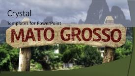  Presentation with biodiversity - Amazing slide set having city biodiversity - mato grosso sign backdrop and a light blue colored foreground