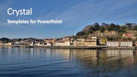  Presentation with europe history - Slides consisting of city boasts an extensive history background and a teal colored foreground