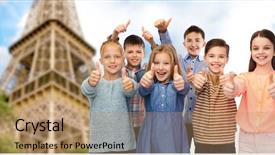  Presentation with travel and tourism - Audience pleasing slides consisting of city brotherly love - childhood travel tourism gesture backdrop and a  colored foreground