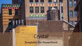  Presentation with brick wall - Amazing presentation having city building - fifth avenue aged brick wall backdrop and a coral colored foreground