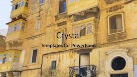  Presentation with penang heritage building - Audience pleasing slide set consisting of city building in valletta malta backdrop and a  colored foreground