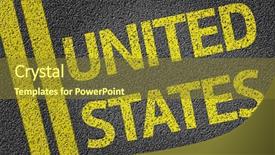  Presentation with united states unity - Audience pleasing slide set consisting of city dallas texas - united states written backdrop and a tawny brown colored foreground