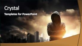  Presentation with fall - Slide set enhanced with city fall asleep mixed media background and a black colored foreground