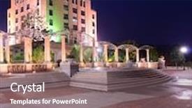  Presentation with asheville - Beautiful presentation theme featuring city hall at pack square park asheville north carolina usa backdrop and a gray colored foreground