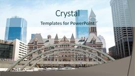  Presentation with toronto - Amazing presentation design having city hall of toronto at nathan phillips square ontario canada backdrop and a cool aqua colored foreground