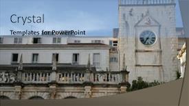  Presentation with croatia - Colorful slides enhanced with city-hall-on-the-main backdrop and a light blue colored foreground