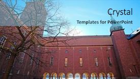  Presentation with vietnam culture popular tourist destination - Presentation theme featuring city hall - one of the most popular tourist places in stockholm sweden background and a arctic colored foreground