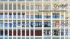  Presentation with basic - PPT theme with city image - universal basic modern background and a soft green colored foreground