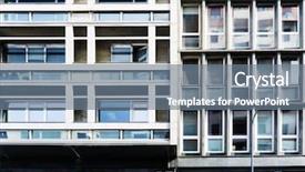  Presentation with basic - Slides featuring city image - universal basic modern background and a gray colored foreground