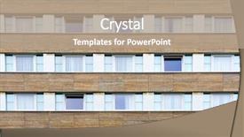  Presentation with modern building - Cool new PPT layouts with city image - universal basic modern backdrop and a  colored foreground