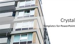  Presentation with basic - Colorful theme enhanced with city image - universal basic modern backdrop and a  colored foreground