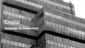  Presentation with modern building - Audience pleasing PPT theme consisting of city image - universal basic modern backdrop and a  colored foreground