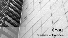  Presentation with microwave imaging image of modern - Beautiful presentation featuring city image - universal basic modern backdrop and a  colored foreground