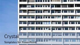  Presentation with basic - Beautiful slide deck featuring city image - universal basic modern backdrop and a  colored foreground