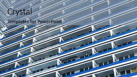  Presentation with modern building - PPT layouts featuring city image - universal basic modern background and a  colored foreground