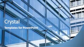  Presentation with modern building - Slide deck having city image - universal basic modern background and a  colored foreground