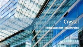  Presentation with microwave imaging image of modern - Cool new slides with city image - universal basic modern backdrop and a teal colored foreground