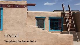  Presentation with albuquerque - Cool new presentation theme with city indian reservation outside albuquerque backdrop and a coral colored foreground