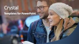  Presentation with journey - Beautiful theme featuring city map of new backdrop and a violet colored foreground