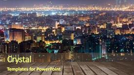  Presentation with taipei - Audience pleasing presentation consisting of city night scene in taipei backdrop and a tawny brown colored foreground