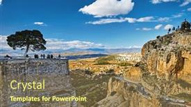  Presentation with constantine - PPT layouts with city-of-constantine-one and a tawny brown colored foreground