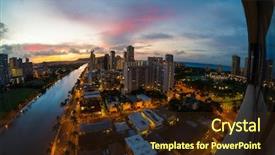  Presentation with honolulu hawaii - Beautiful PPT layouts featuring city of honolulu at sunrise backdrop and a  colored foreground