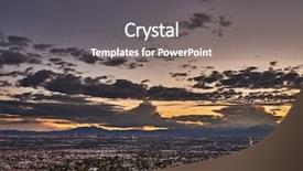  Presentation with las vegas nevada - Beautiful PPT layouts featuring city of las vegas nevada backdrop and a  colored foreground