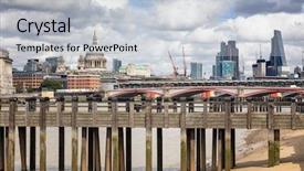  Presentation with paul - Beautiful slides featuring city of london beyond backdrop and a lemonade colored foreground