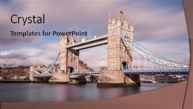  Presentation with great britain - Audience pleasing slide set consisting of city of london great britain backdrop and a light gray colored foreground