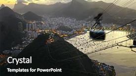  Presentation with brazil - Amazing presentation design having city of rio de janeiro backdrop and a black colored foreground